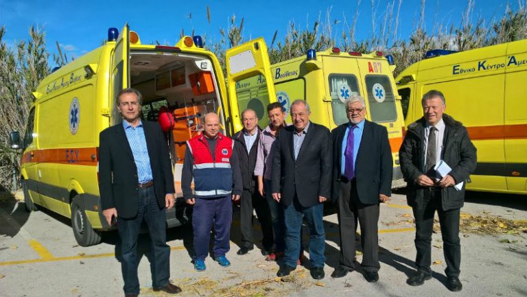 Νέα υπερσύγχρονα ασθενοφόρα για το ΕΚΑΒ Κορίνθου (ΦΩΤΟ)