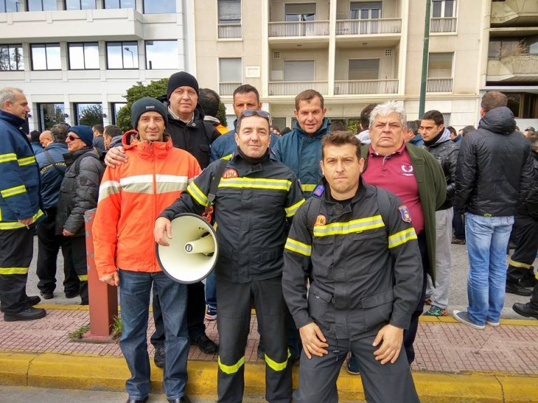 Συμμετοχή της Ένωσης Πυροσβεστών Αργολίδας στην πορεία της ΠΟΕΥΠΣ στην Αθήνα