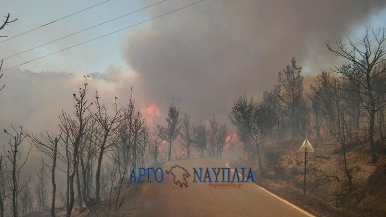Συναγερμός στην Πυροσβεστική Κορίνθου – Μεγάλη πυρκαγιά στο Ελληνοχώρι