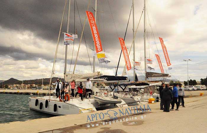 To 8ο Catamarans Cup έδεσε στο λιμάνι του Ναυπλίου