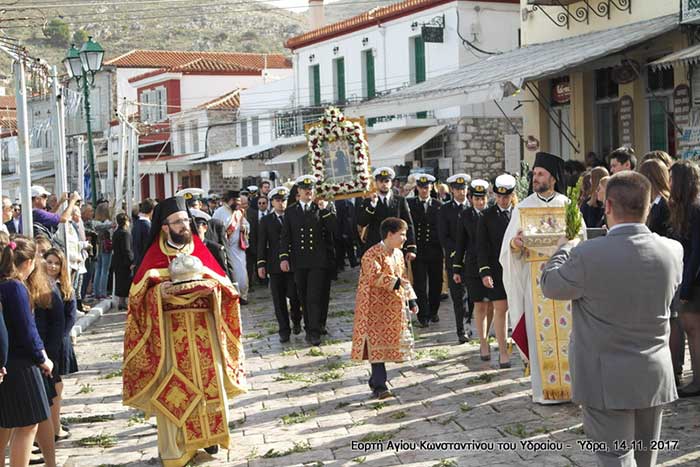 Λαμπρός εορτασμός του Υδραίου Νεομάρτυρα Αγίου Κωνσταντίνου στην Ύδρα