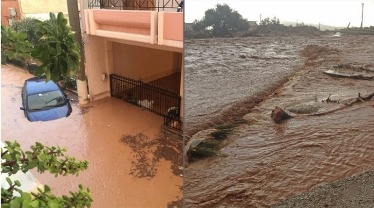 Εικόνες “αποκάλυψης” σε Μάνδρα, Νέα Πέραμο και Μέγαρα από τις πλημμύρες (βίντεο)
