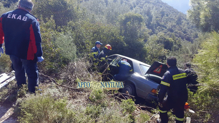 Αργολίδα: Έπεσαν στο γκρεμό αλλά είχαν άγιο …