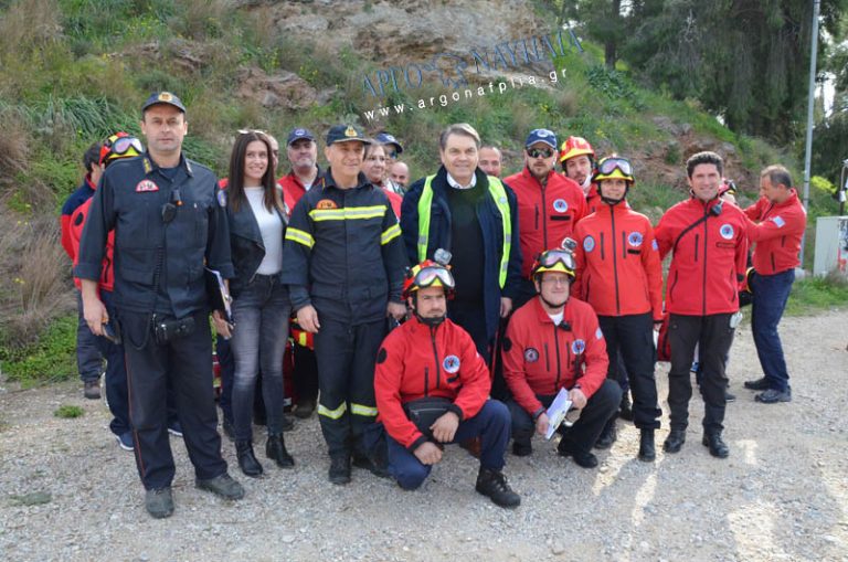 Φωτό από την άσκηση προσομοίωσης συμβάντος με μαζικές απώλειες υγείας στο ΑΡΓΟΣ