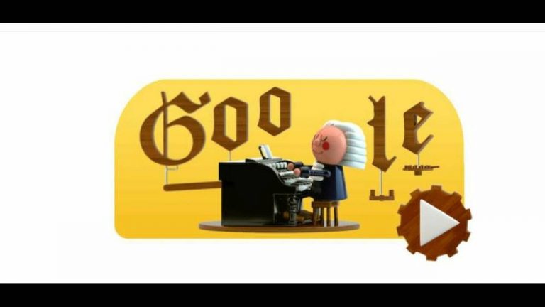 To Doodle της Google για τον διάσημο συνθέτη Γ.Σ.Μπαχ