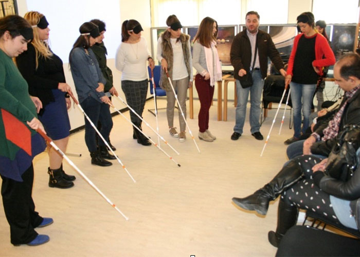 Βιωματικό Εργαστήριο προσομοίωσης κινητικότητας τυφλών