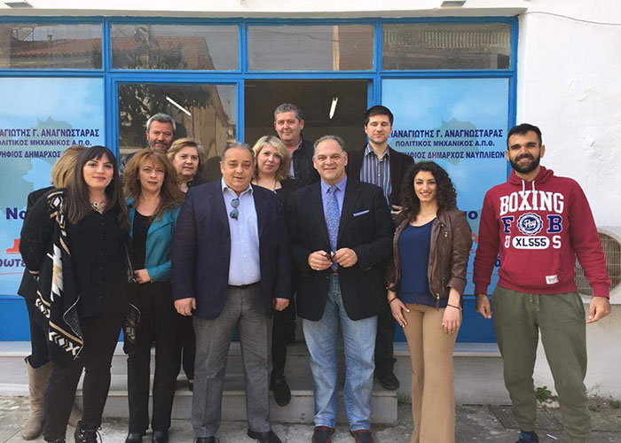 Ο υποψήφιος Ευρωβουλευτής της Νέας Δημοκρατίας Μελάς Δημήτρης επισκέφθηκε τον Παναγιώτη Αναγνωσταρά
