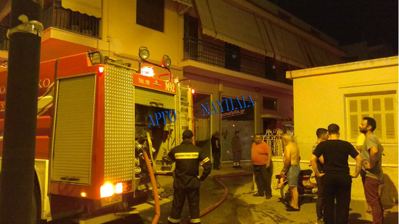 Άργος: Αναστάτωση από πυρκαγιά σε αποθηκευτικό χώρο οικίας στα Γεφύρια