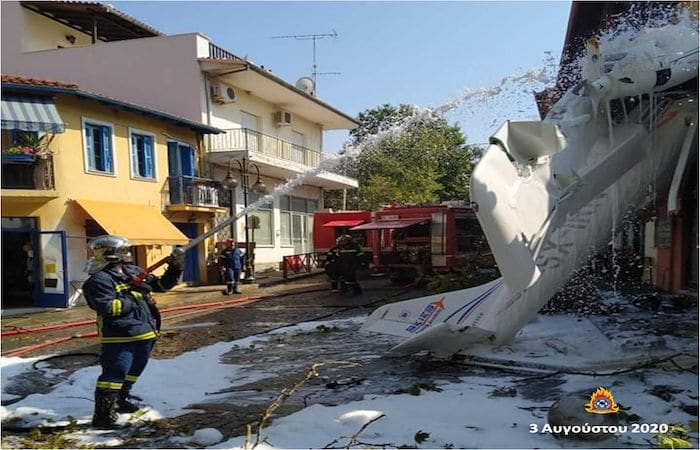 Πτώση αεροσκάφους στην Πρώτη Σερρών: Πώς σημειώθηκε το ατύχημα