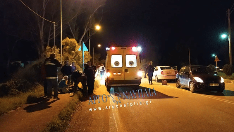 Ναύπλιο: Θανατηφόρο τροχαίο με ενα άντρα νεκρό και μια κοπέλα τραυματία τα ξημερώματα