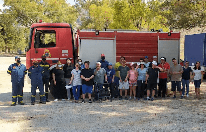 Ναύπλιο: Έκαναν τους Πυροσβέστες τα μέλη του Συλλόγου ΑΜΕΑ Αργολίδας