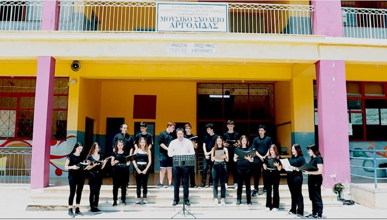 Διαδικτυακή Παρουσίαση Συνόλων από το Μουσικό Σχολείο Αργολίδας: «Βυζαντινός Χορός» (βίντεο)