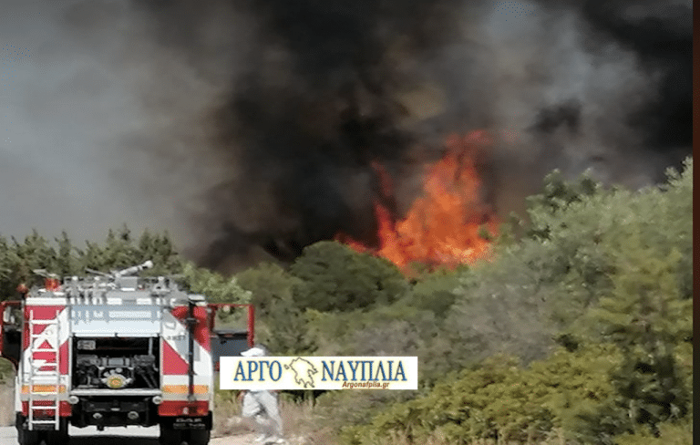 Φωτιά στην περιοχή Δορούφι του δήμου Ερμιονίδας Αργολίδας – Κάηκε σπίτι – Τραυματισμοί