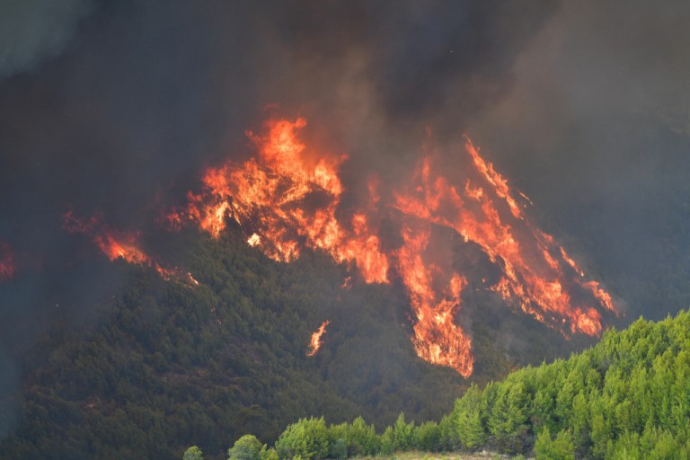 Φωτιά στην Ηλεία: Πληροφορίες για εγκλωβισμένους, εκκενώνεται και η Αρχαία Ολυμπία