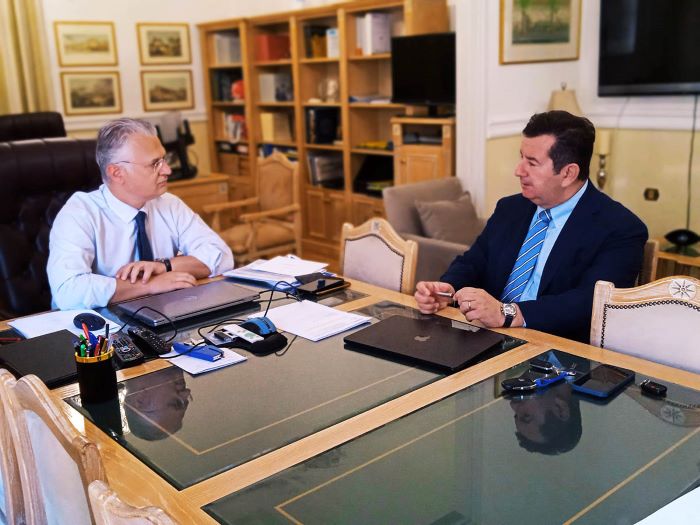Συνάντηση του Περιφερειάρχη Δ. Πτωχού με τον Δήμαρχο Άργους-Μυκηνών Γ. Μαλτέζο