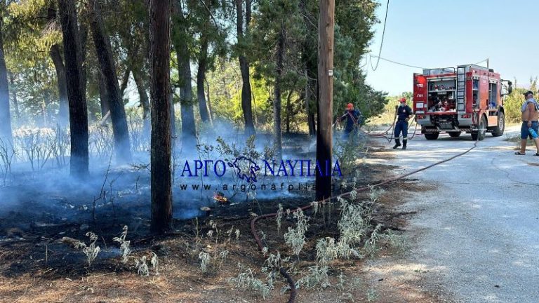 Ναύπλιο: Φωτιά ξέσπασε στις Εργατικές Κατοικίες